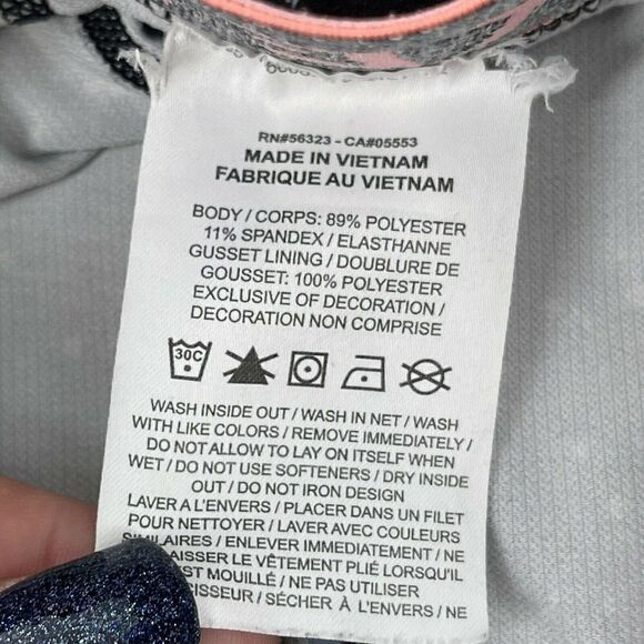 Nike Pro Warm Girls Printed Tights Black Pink Band Cosmic Girls Size XL Athletic - Picture 8 of 8